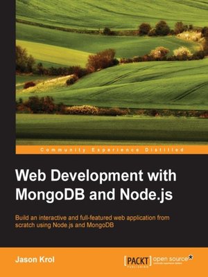 cover image of Web Development with MongoDB and NodeJS
